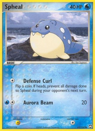 [PKM] Spheal (65/108) (Stamped) [EX: Power Keepers]