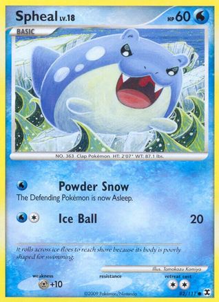 [PKM] Spheal (82/111) [Platinum: Rising Rivals]