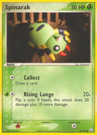 [PKM] Spinarak (78/109) (Stamped) [EX: Team Rocket Returns]
