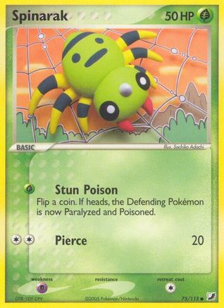 [PKM] Spinarak (75/115) [EX: Unseen Forces]
