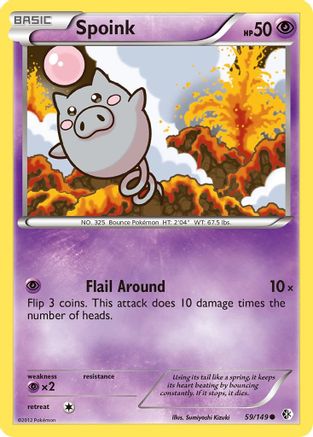 [PKM] Spoink (59/149) [Black & White: Boundaries Crossed]