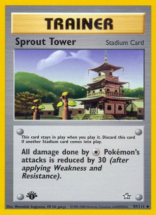 [PKM] Sprout Tower (97/111) [Neo Genesis 1st Edition]