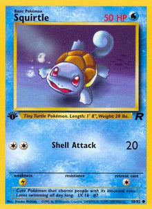[PKM] Squirtle (68/82) [Team Rocket 1st Edition]