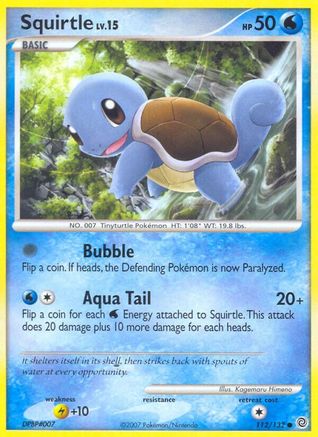 [PKM] Squirtle (112/132) [Diamond & Pearl: Secret Wonders]