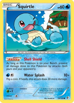 [PKM] Squirtle (29/149) [Black & White: Boundaries Crossed]