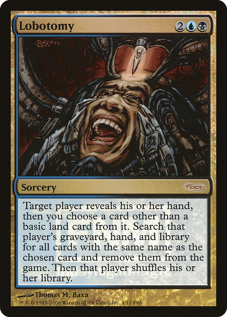 {R} Lobotomy [Friday Night Magic 2006][PA F06 004] - Misty Mountain Games