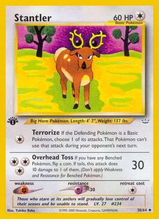 [PKM] Stantler (38/64) [Neo Revelation 1st Edition]