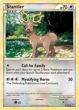 [PKM] Stantler (64/95) [HeartGold & SoulSilver: Unleashed]