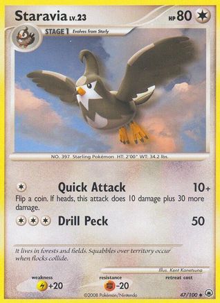 [PKM] Staravia (47/100) [Diamond & Pearl: Majestic Dawn]