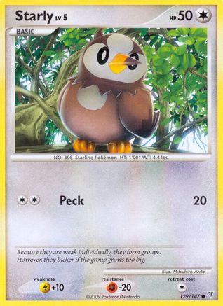 [PKM] Starly (129/147) [Platinum: Supreme Victors]