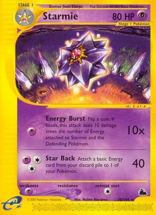 [PKM] Starmie (30/144) [Skyridge]