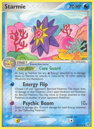 [PKM] Starmie (48/107) (Stamped) [EX: Deoxys]