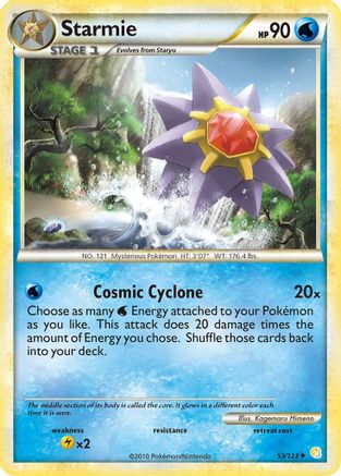 [PKM] Starmie (53/123) [HeartGold & SoulSilver: Base Set]