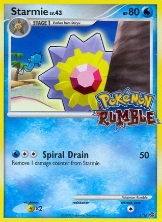 [PKM] Starmie (5/16) [PokÃƒÂ©mon Rumble]