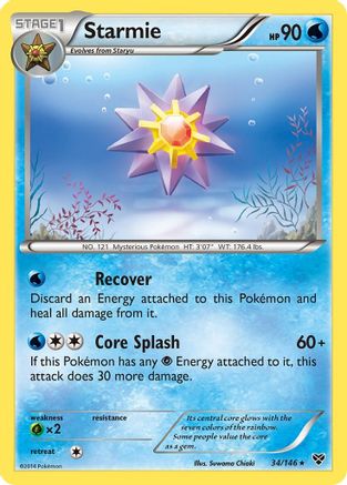 [PKM] Starmie (34/146) [XY: Base Set]