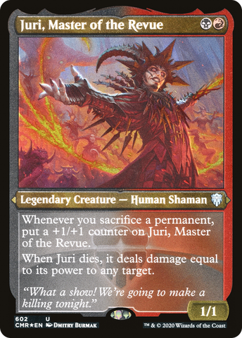 {C} Juri, Master of the Revue (Etched) [Commander Legends][CMR 602]
