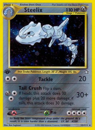 [PKM] Steelix (15/111) [Neo Genesis 1st Edition]