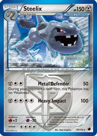 [PKM] Steelix (79/116) [Black & White: Plasma Freeze]