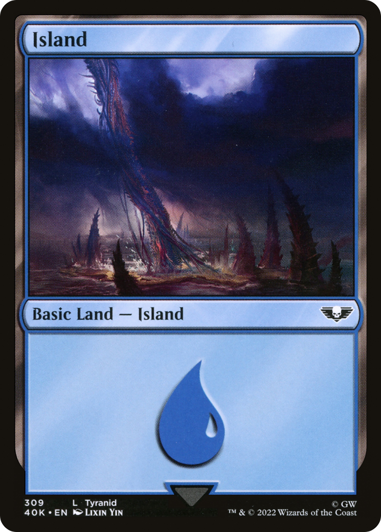 {B}[40K 309] Island (309) [Universes Beyond: Warhammer 40,000]