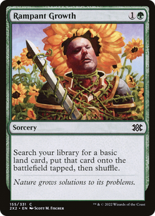 {C} Rampant Growth [Double Masters 2022][2X2 155]