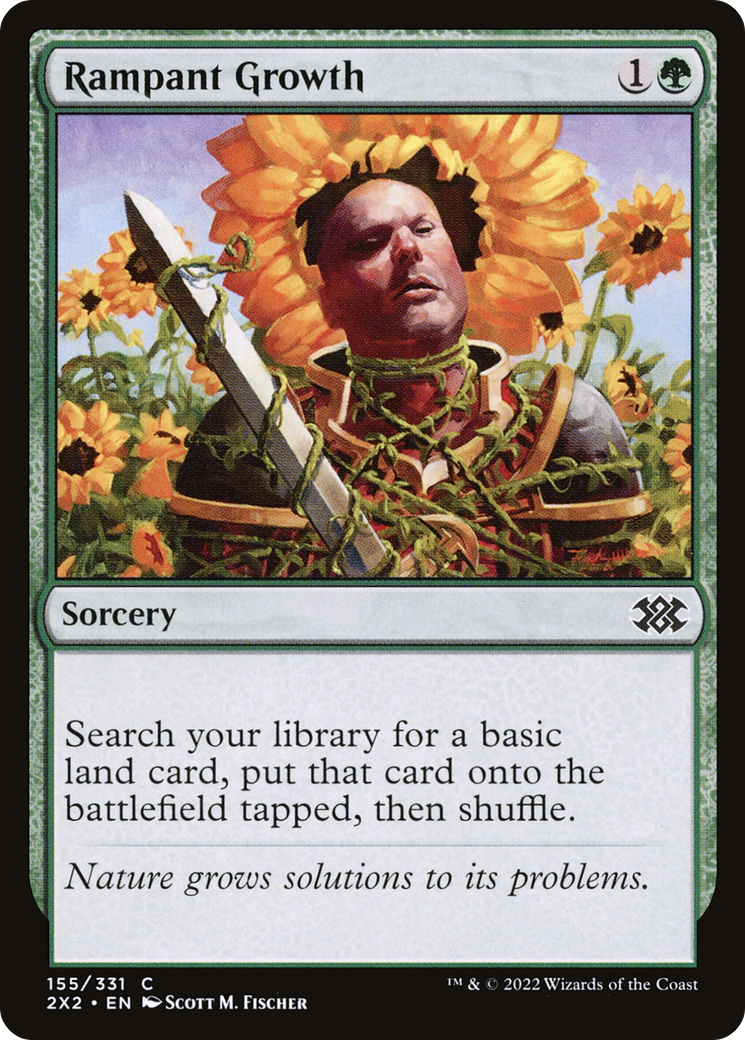 {C} Rampant Growth [Double Masters 2022][2X2 155]