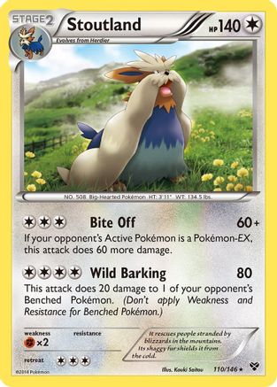 [PKM-R] Stoutland (110/146) [XY: Base Set]