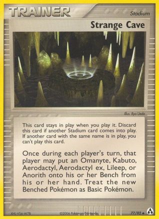 [PKM] Strange Cave (77/92) (Stamped) [EX: Legend Maker]