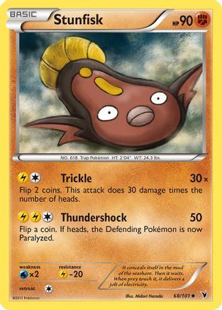 [PKM] Stunfisk (68/101) [Black & White: Noble Victories]
