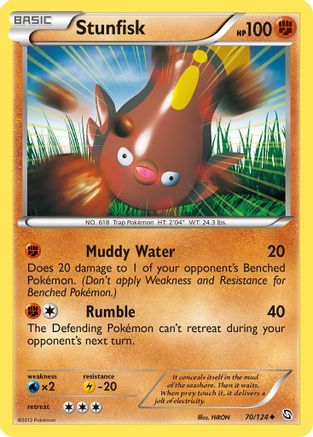 [PKM-C] Stunfisk (70/124) [Black & White: Dragons Exalted]