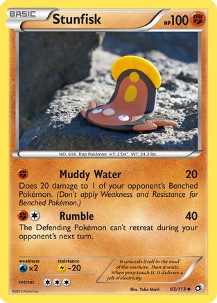 [PKM-C] Stunfisk (83/113) [Black & White: Legendary Treasures]