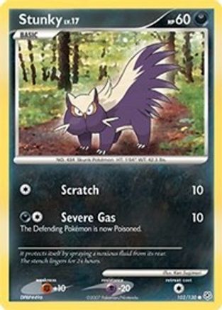 [PKM] Stunky (102/130) [Diamond & Pearl: Base Set]