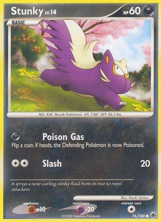 [PKM] Stunky (76/100) [Diamond & Pearl: Majestic Dawn]