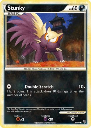 [PKM-C] Stunky (69/90) [HeartGold & SoulSilver: Undaunted]