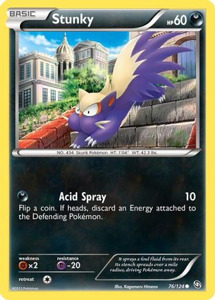 [PKM] Stunky (76/124) [Black & White: Dragons Exalted]