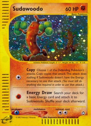 [PKM-R] Sudowoodo (H24/H32) [Aquapolis]