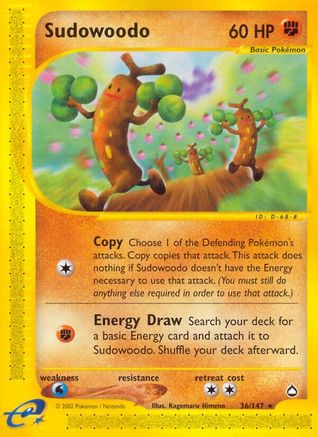 [PKM] Sudowoodo (36/147) [Aquapolis]