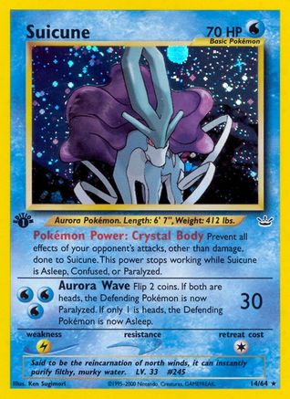 [PKM-R] Suicune (14/64) [Neo Revelation 1st Edition]