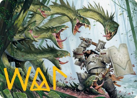{A} Lair of the Hydra Art Card (Gold-Stamped Signature) [Dungeons & Dragons: Adventures in the Forgotten Realms Art Series][GS AAFR 067]