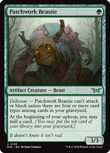 {@C} Patchwork Beastie [Duskmourn: House of Horror][DSK 195]