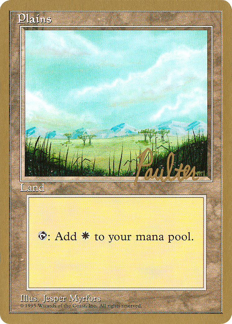 {B}[GB PTC PP365] Plains (pp365) (Preston Poulter) [Pro Tour Collector Set]