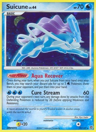 [PKM-R] Suicune (19/132) [Diamond & Pearl: Secret Wonders]