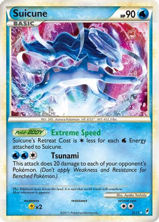 [PKM] Suicune (SL11) [HeartGold & SoulSilver: Call of Legends]