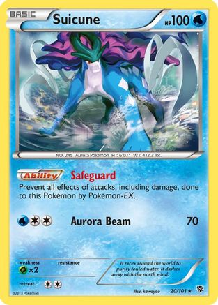 [PKM] Suicune (20/101) [Black & White: Plasma Blast]