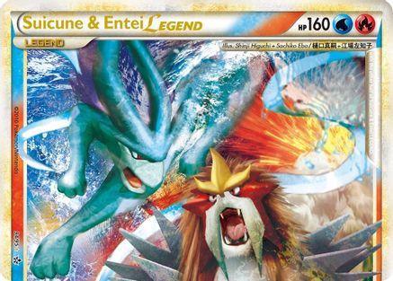 [PKM] Suicune & Entei LEGEND (94/95) [HeartGold & SoulSilver: Unleashed]