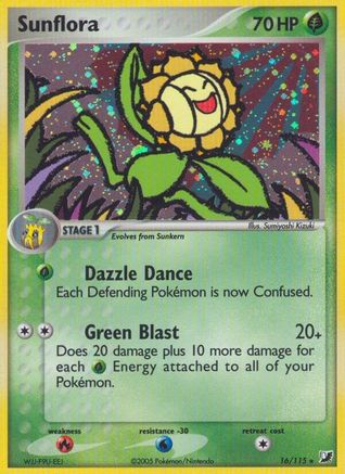 [PKM-R] Sunflora (16/115) (Stamped) [EX: Unseen Forces]