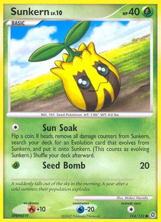 [PKM] Sunkern (114/132) [Diamond & Pearl: Secret Wonders]