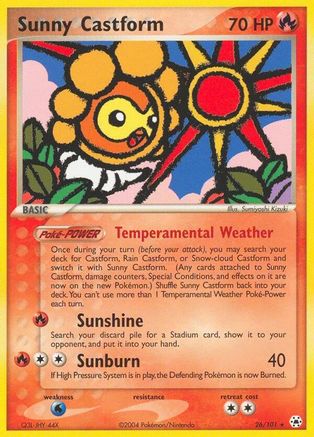 [PKM-R] Sunny Castform (26/101) [EX: Hidden Legends]