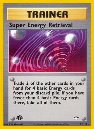 [PKM] Super Energy Retrieval (89/111) [Neo Genesis 1st Edition]