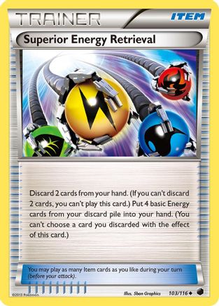 [PKM] Superior Energy Retrieval (103/116) [Black & White: Plasma Freeze]