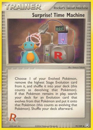 [TR] Surprise! Time Machine (91/109) (Stamped) [EX: Team Rocket Returns]